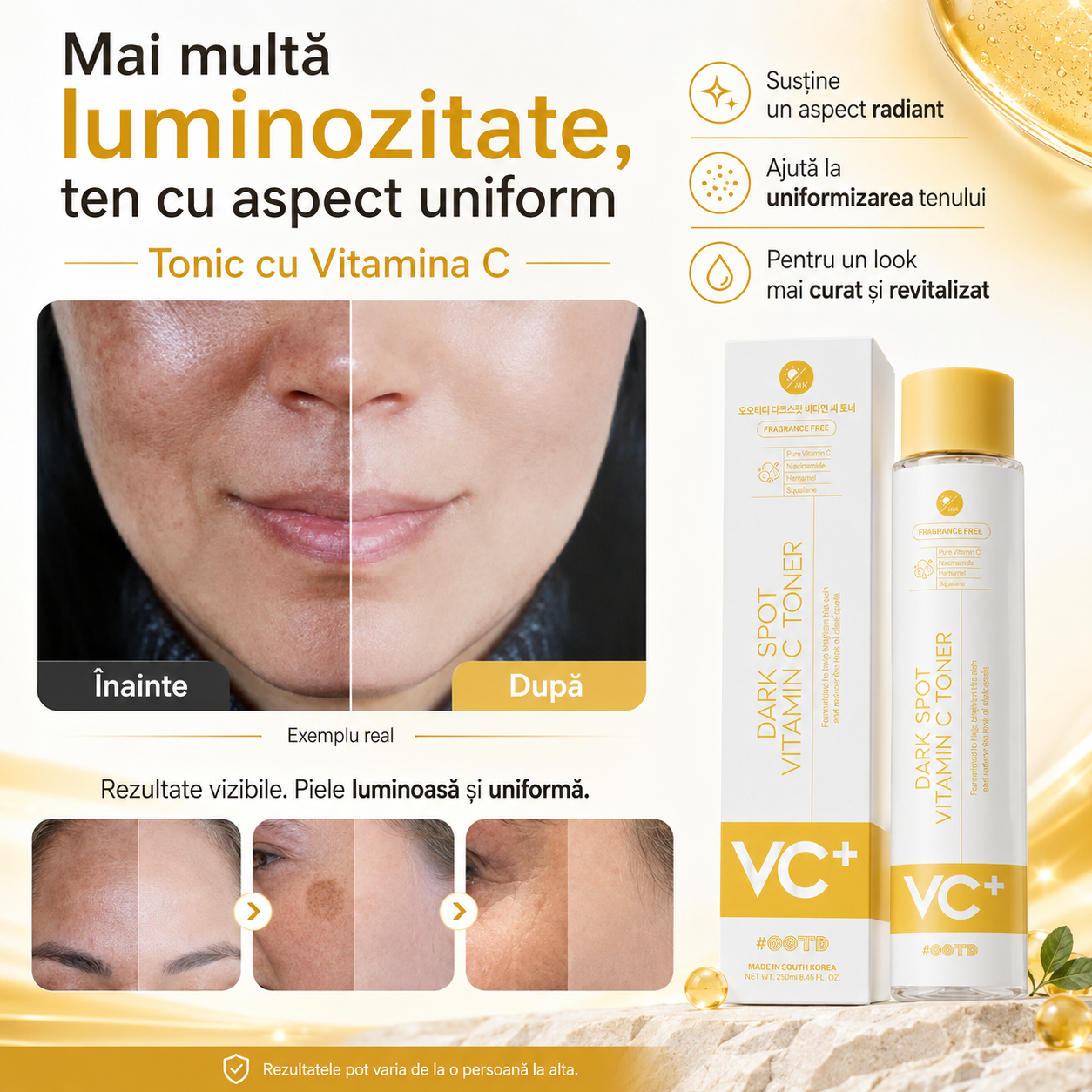 Toner Luminos cu Vitamina C