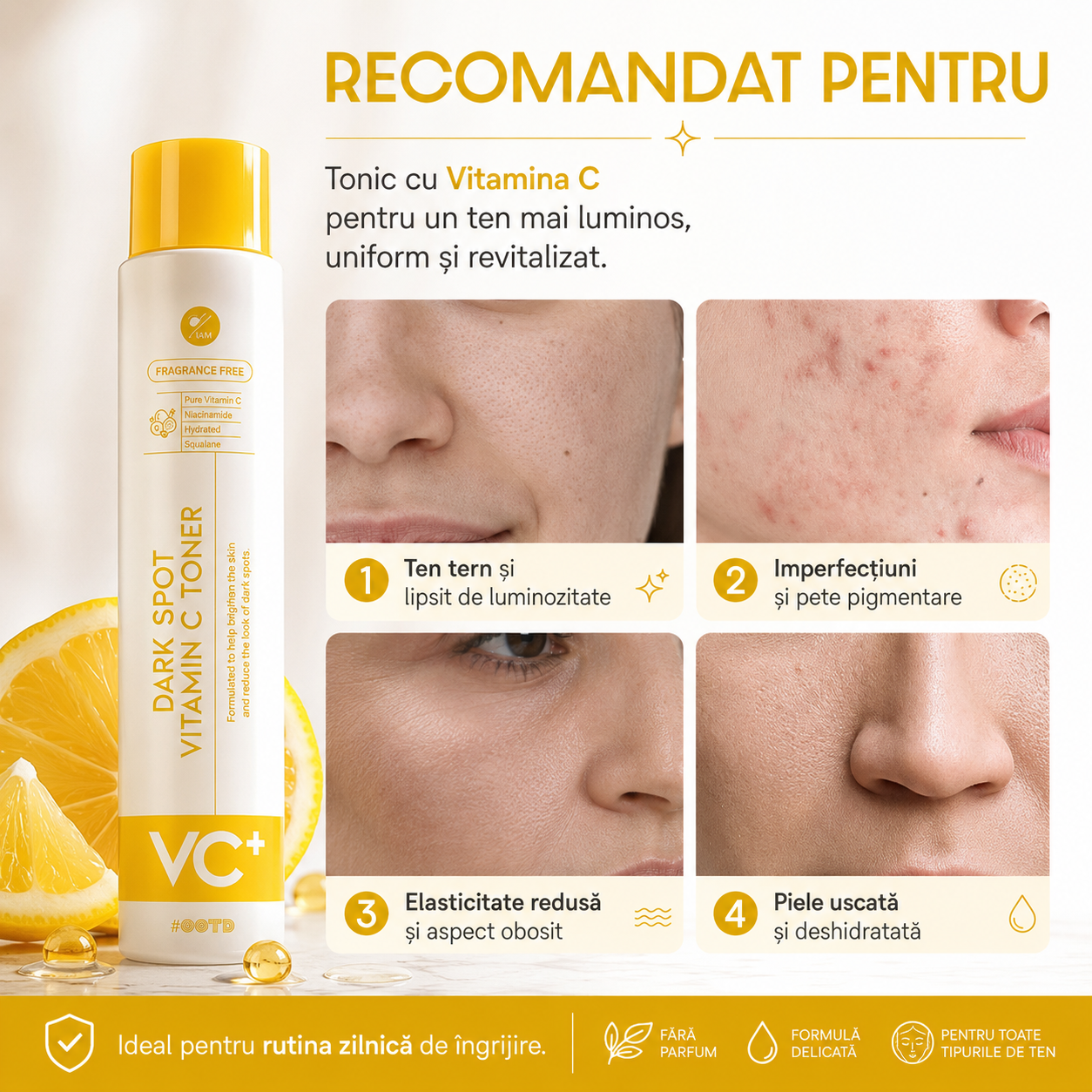 Toner Luminos cu Vitamina C