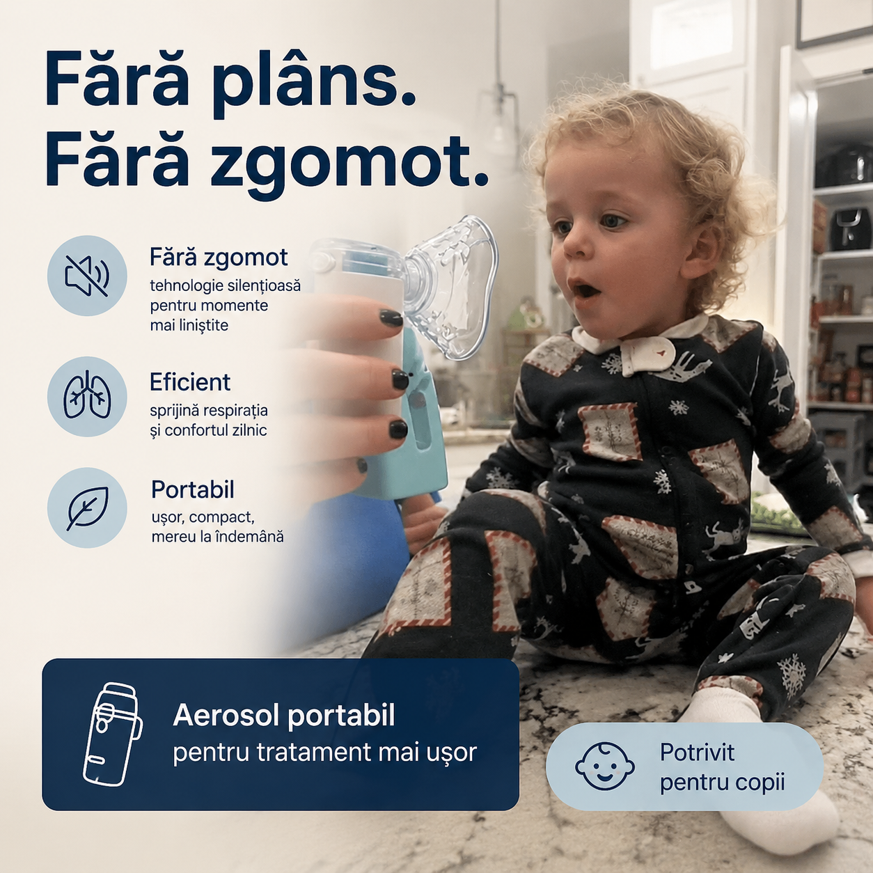 Aerosol Portabil Adulți & Copii